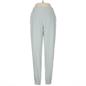NWOT Athleta Women's Light Gray Joggers With Subtle Pinstripe (12)